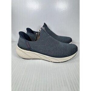 Size 11 Skechers Slip-ins Edgeride Commissioner Men Navy Blue Shoe Sneaker NEW